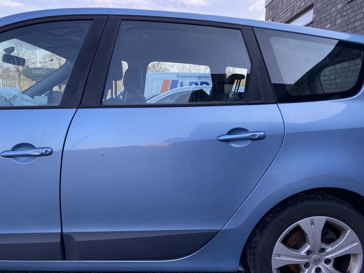 Renault Grand Scenic 3 original T&uuml;r hinten links Terpa Hellblaumetallic Rohbau Bj.2011